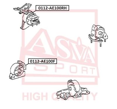 Опора двигателя ASVA 0112AE100F