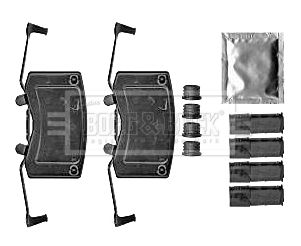 Комплект монтажный тормозных колодок MasterKit 77AA074
