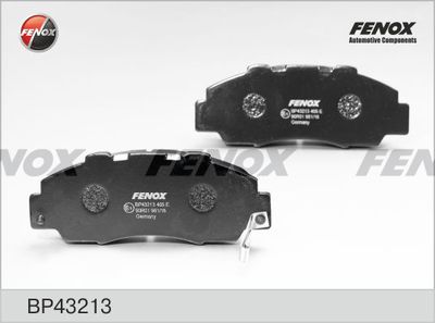 Колодки тормозные передние FENOX BP43213
