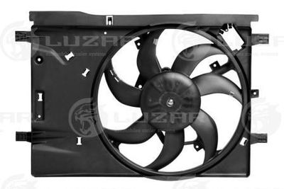 Вентилятор охлаждения с кожухом LUZAR LFK2112