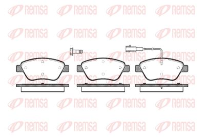 Колодки тормозные дисковые передние REMSA 085801