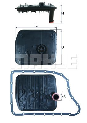 Фильтр АКПП MAHLE HX153D