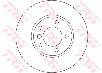 Диск тормозной передний TRW DF4055