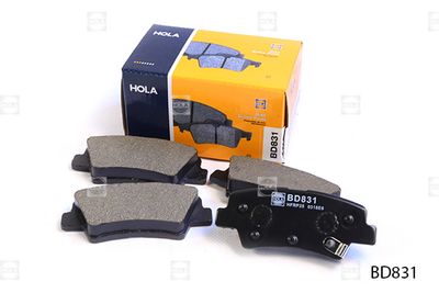 Колодки тормозные дисковые HOLA BD831