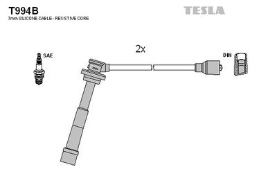 Провода зажигания TESLA T994B
