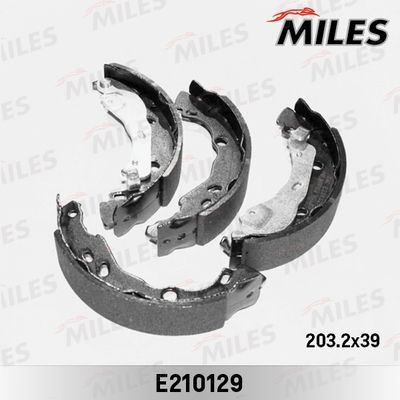 Колодки тормозные барабанные Miles E210129