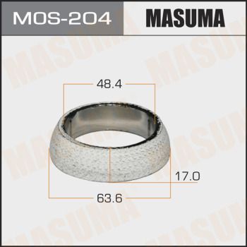 Кольцо уплотнительное выхлопной системы Masuma MOS204