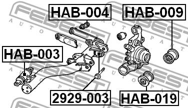 Болт регулировочный HONDA 52387S7A000