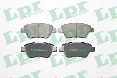 Колодки тормозные дисковые LPR 05P1878