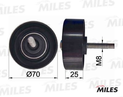 Ролик ремня приводного Miles AG03059