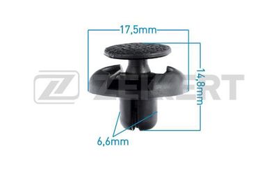 Клипса крепежная Zekkert BE1499