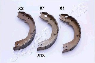 Колодки тормозные задние барабанные JAPANPARTS GF513AF
