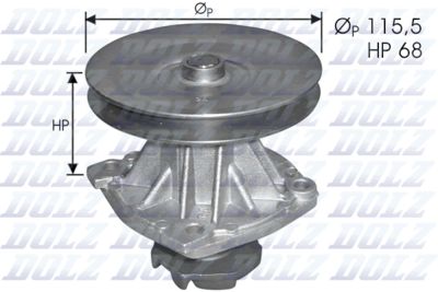 Насос водяной DOLZ S135