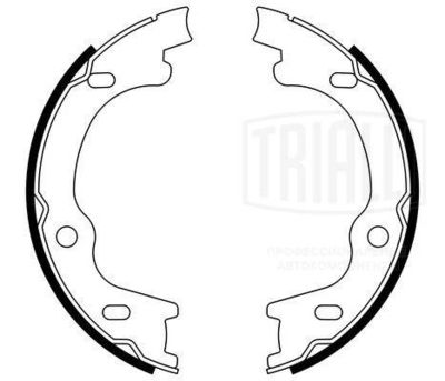 Колодки стояночного тормоза TRIALLI GF4649