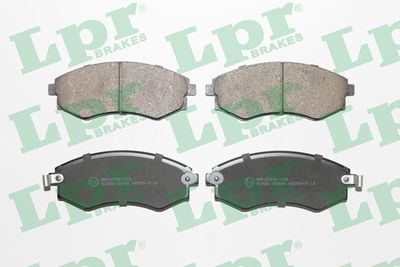Колодки тормозные передние LPR 05P640