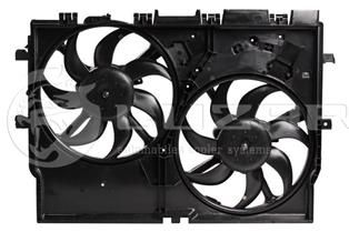 Вентилятор охлаждения с кожухом LUZAR LFK1680