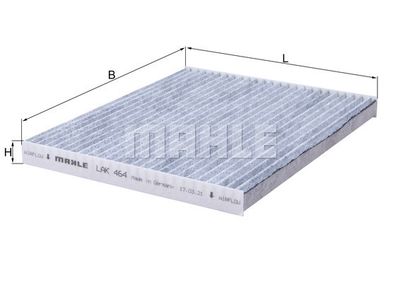 Фильтр салона угольный MAHLE LAK464