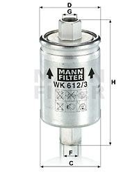 Фильтр топливный MANN-FILTER WK6123
