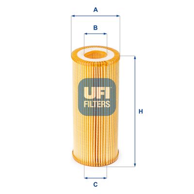 Фильтр масляный UFI 2508000