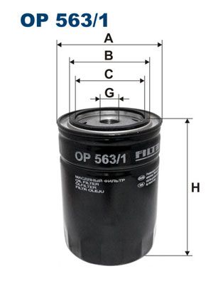 Фильтр масляный FILTRON OP5631