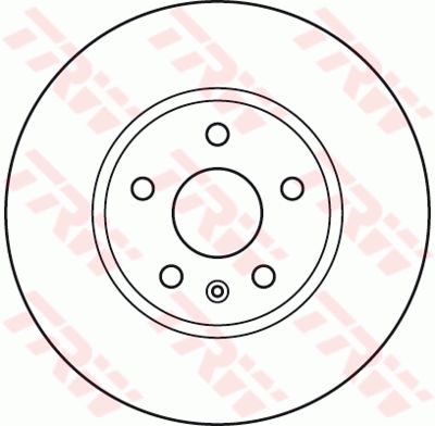 Диск тормозной передний TRW DF4996S