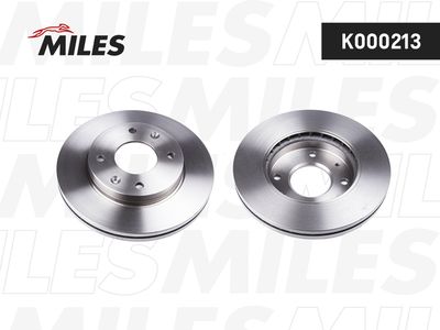Диск тормозной передний Miles K000213