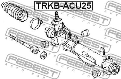 Пыльник рулевой рейки FEBEST TRKBACU25