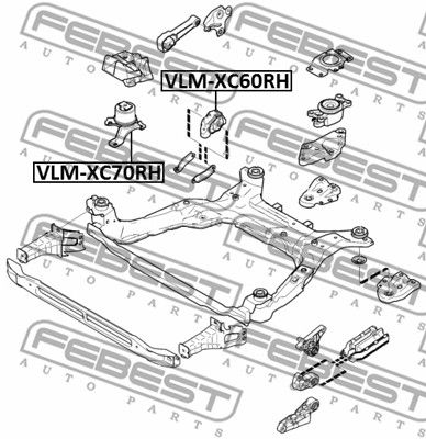 Подушка двигателя VOLVO 31277313