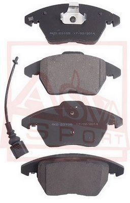 Колодки тормозные дисковые передние AKYOTO AKD23105