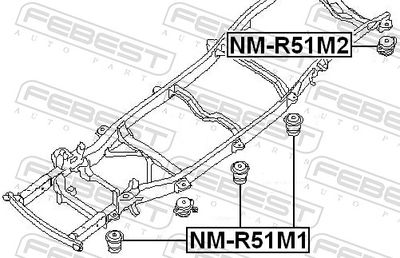 Опора двигателя NISSAN 95520ZZ50A