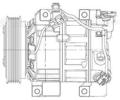 Компрессор кондиционера LUZAR LCAC1425
