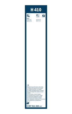 Щетка стеклоочистителя задняя каркасная BOSCH 3397011434