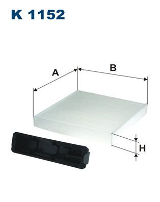 Фильтр салона FILTRON K1152