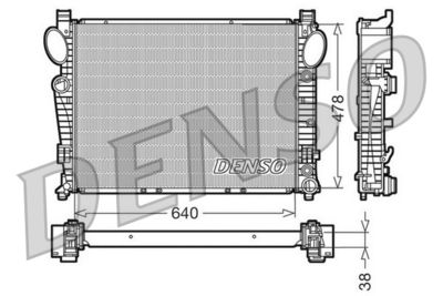 Радиатор DENSO DRM17094