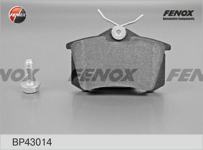 Колодки тормозные дисковые FENOX BP43014