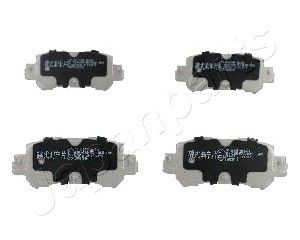 Колодки тормозные дисковые задние JAPANPARTS PP313AF