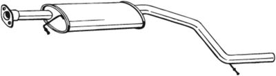 Глушитель средняя часть BOSAL 281067