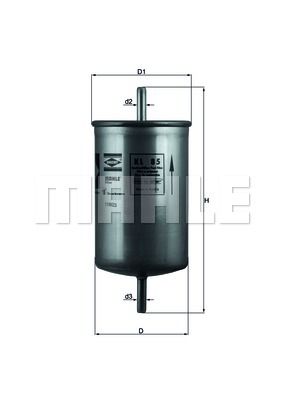 Фильтр топливный MAHLE KL85
