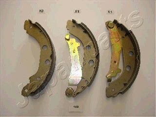 Колодки тормозные барабанные JAPANPARTS GF199AF