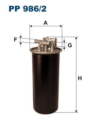 Фильтр топливный FILTRON PP9862