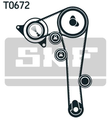 Комплект ремня ГРМ SKF VKMA92516