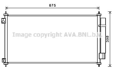 Радиатор кондиционера с осушителем AVA HDA5282D
