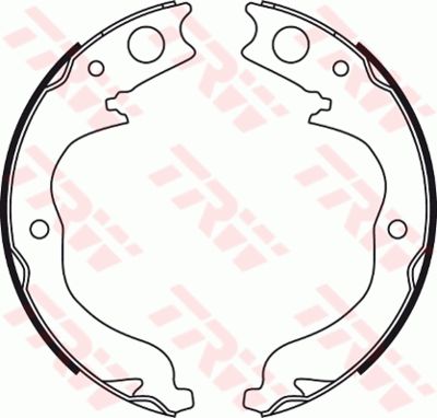 Колодки тормозные барабанные TRW GS8753