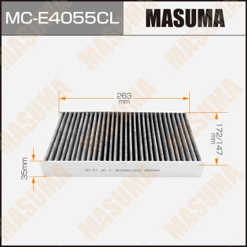 Фильтр салона угольный Masuma MCE4055CL