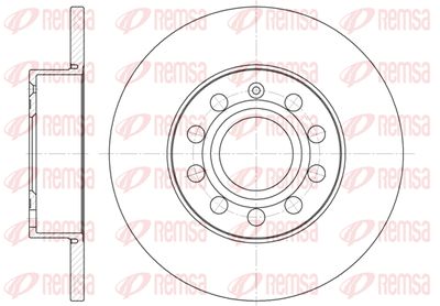 Диск тормозной задний ZENTPARTS Z06001