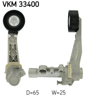 Ролик поликлинового ремня натяжной SKF VKM33400