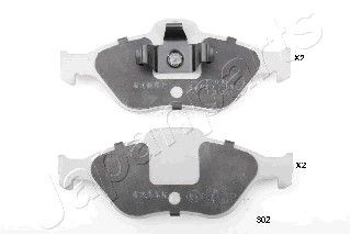 Колодки тормозные дисковые передние JAPANPARTS PA302AF