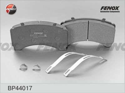 Колодки тормозные дисковые FENOX BP44017