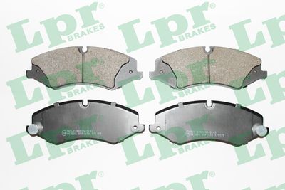 Колодки тормозные дисковые LPR 05P1616