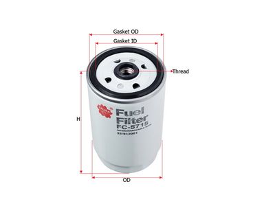 Фильтр топливный SAKURA FC5715